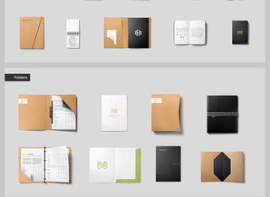 百款企業形象品牌設計元素VI樣機模板 一站式PSD素材資源指南
